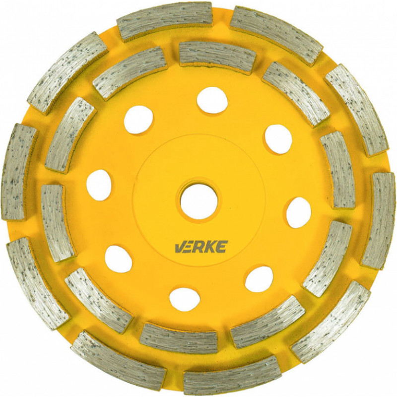 Verke Dimanta slīpēšanas disks SEGMENTA betonam, akmenim, 125mm, M14; V44203 VERKE