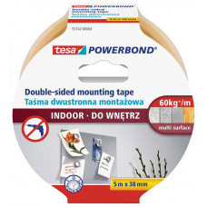 Tesa Divpusējā lente Tesa 55742 Powerbond INDOOR 5 m/38 mm - gab