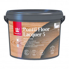 Tikkurila Laka koka grīdām Tikkurila Pontti Floor Lacquer 5 Dziļi matēta EP-Bāze 9L - gab