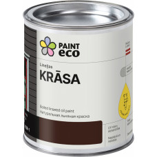 Paint Eco Lineļļas pernicas krāsa Paint Eco Alnis (Tumši brūns) 0.75L - gab