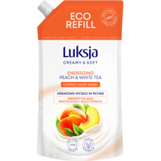 Luksja Šķidrās ziepes Luksja Peach&White tea Refill 400 ml - gab