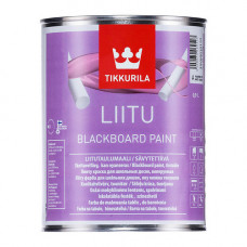 Tikkurila Tāfeļu krāsa Tikkurila Liitu Matēta Melna 0.3L - gab