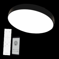 Tope Lighting LED plafons TOPE BOLTON 2x36 W, 5681 LM, 3000-6500K, melns - gab