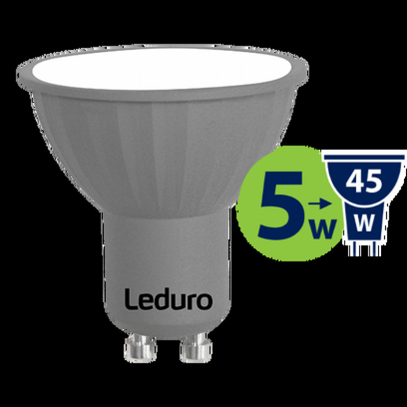 Leduro Spuldze Leduro LED PAR16 5W 90 GU10 350lm 3000K 220-240V - gab