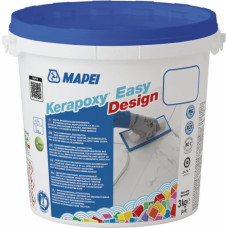 Mapei Divkomponentu epoksīda bāzes šuvotājs Mapei Kerapoxy Easy Design 111 Sudraba pelēks 3KG - gab