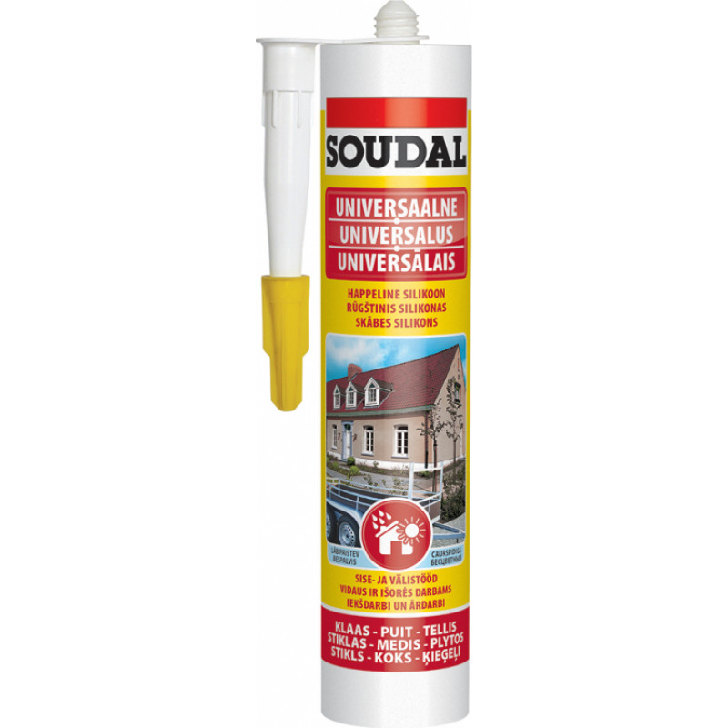 Soudal Universālais silikons Soudal Silikone U Brūns 310ml - gab