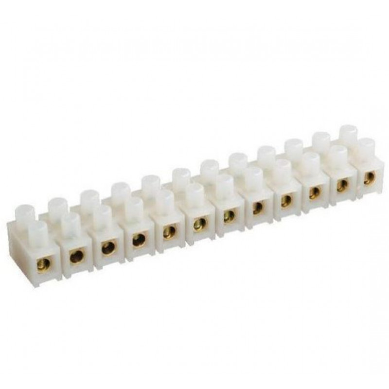 IEK Spaiļu bloks IEK ZVI-30, 12x6-16mm2, 30A, Balts - gab