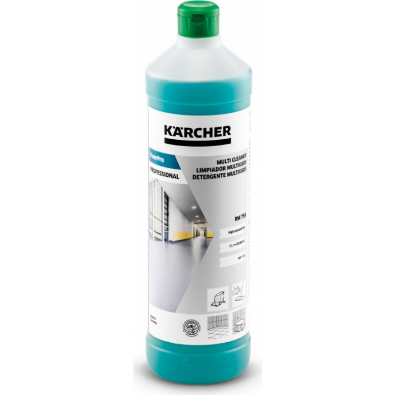 Karcher Universāls tīrīšanas līdzeklis Karcher RM 756 FloorPro 6.295-913.0, 1 l - gab.