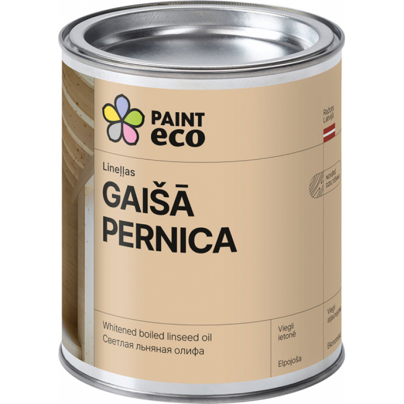 Paint Eco Gaišā lineļļas pernica Paint Eco 0.75L - gab