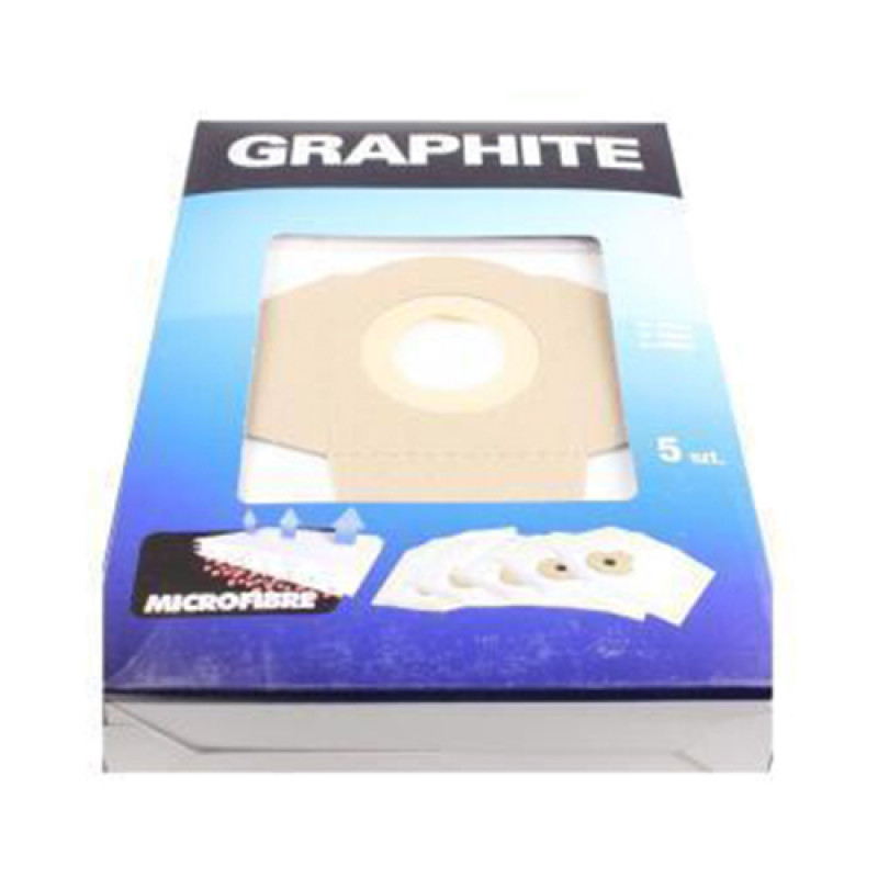 Graphite Putekļusūcēja maisu komplekts GRAPHITE 59G607-145 5 gab. - gab