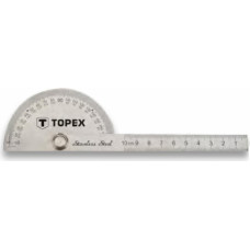 Topex Leņķmērs-lineāls Topex, 100 mm, 180° - gab.