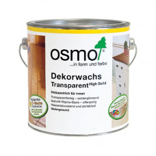 Osmo Tonējoša cietā vaska eļļa OSMO Dekorwachs Transparent Melnkoks 3161, 0.125L - gab