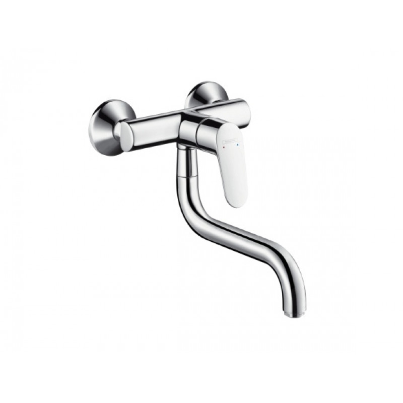 Hansgrohe virtuves izlietnes maisītājs Focus M41 1jet, no sienas, hroms