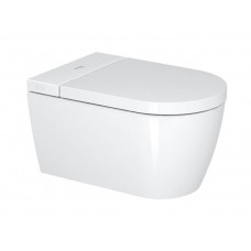 Duravit pods ar vāku Starck f Lite Compact Rimless SensoWash, stiprināms pie sienas, 378x575 mm, balts HG