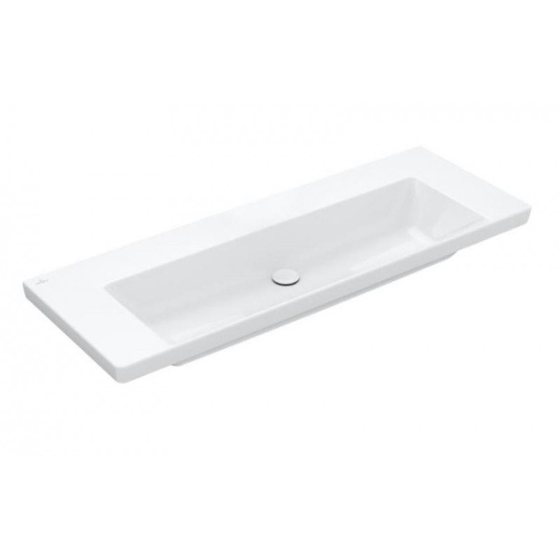 Villeroy & Boch izlietne Subway 3.0, 1300x470 mm, bez maisītāja cauruma, bez pārplūdes, balta