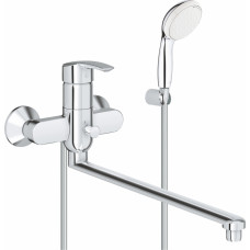 Grohe vannas maisītājs Multiform ar garo izvadu un Tempesta Duo dušu, hroms