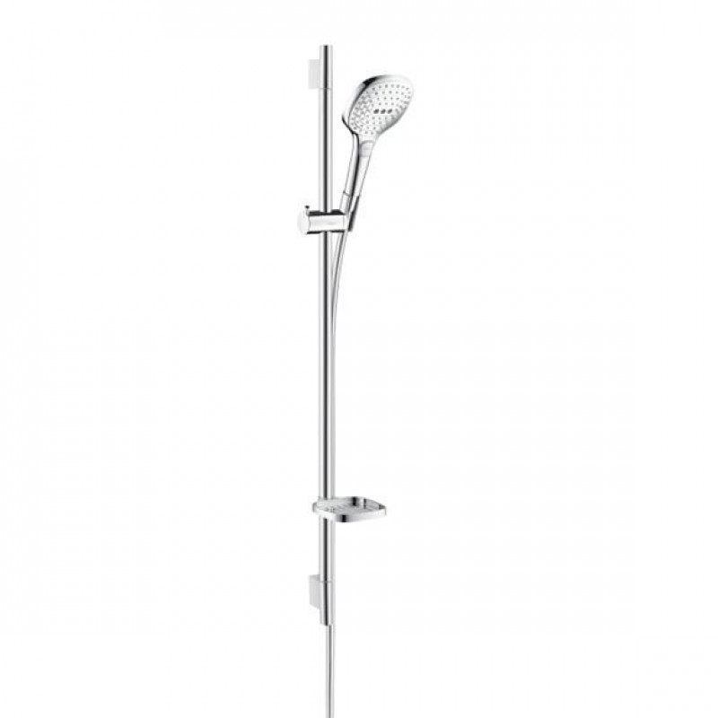 Hansgrohe rokas dušas komplekts Raindance Select E 120 3jet Unica`S Puro, 900 mm, hroms