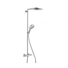 Hansgrohe dušas sistēma ar termostatu Raindance Select S 300 1jet/Raindance Select S 120 3jet, hroms