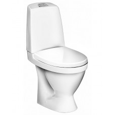 Gustavsberg pods ar QR/SC vāku Nautic Hygienic Flush, 345x650 mm, horizontāls izvads, 2/4 l, balts