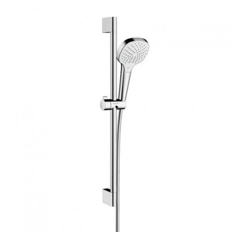 Hansgrohe rokas dušas komplekts Croma Select E Vario, 650 mm, 15 l/min, balta/hroms