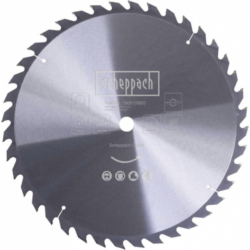 Scheppach Zāģripa HS510 Ø505x30mm / z40, Scheppach