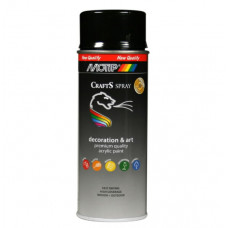 Motip Spray Color Crafts RAL9005 HG Black 400ml, Motip