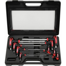 Ks Tools ERGOTORQUE PLUS T-sešstūru komplekts 2-12mm, 9 gab., KS Tools