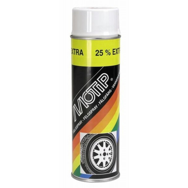 Motip Riteņu aerosols Wheel Spray Balts 500ml, Motip