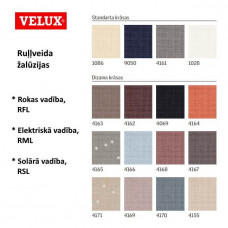 Velux Ruļļveida žalūzijas RFL (standarta). PK08