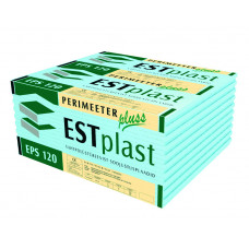 Estplast Perimeeter Plus EPS120 putuplasts plāksnēs ar spundi 100x1000x1200mm, 1.2m2