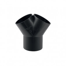 Geberit HDPE Y-treijgabals 2x30° D110/D91 - gab.