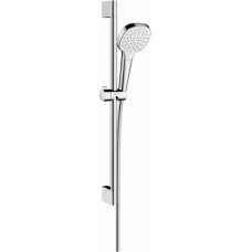 Hansgrohe Croma Select E 1jet/Unica'Croma 0.65m dušas komplekts, balts/hroms - gab.