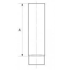 Almeva KH caurule 0.5m DN120 - gab.