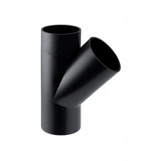 Geberit HDPE treijgabals 45º D90/D75 - gab.