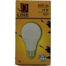 D Line LED spuldze 10W E27 800lm 2700k D Line