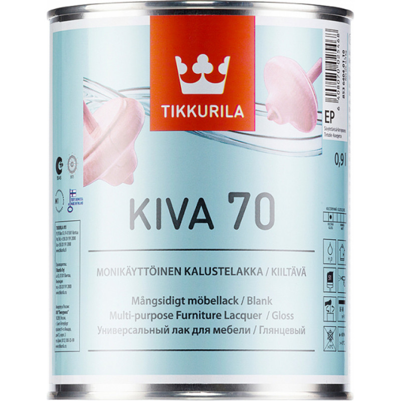 Tikkurila Laka Tikkurila Kiva 70 Spīdīga EP-Bāze 0.9L - gab