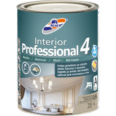 Rilak Krāsa griestiem RILAK INTERIOR PROFESSIONAL 4 Matēta C-Bāze (Tonējamā krāsa) 0.75L - gab