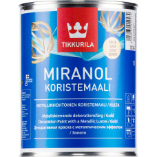 Tikkurila Krāsa Tikkurila Miranol Koristemaali Spīdīga Sudraba 0.1L - gab