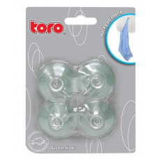 Toro Āķi ar piesūcekni Toro 01260041, Ø4x1.7cm, 4.gab - gab