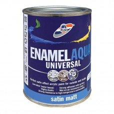 Rilak Akrila emalja RILAK ENAMEL AQUA UNIVERSAL Matēta Sarkana 0.9L - gab