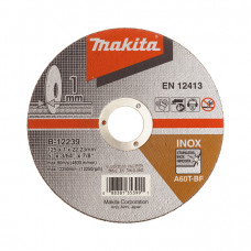 Makita Abrazīvais disks MAKITA INOX 125x22.23x1 mm, 12 gab, B-12239-12 - gab