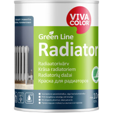 Vivacolor Krāsa radiatoriem Vivacolor Green Line Radiator Pusmatēta A-bāze 0.9L - gab