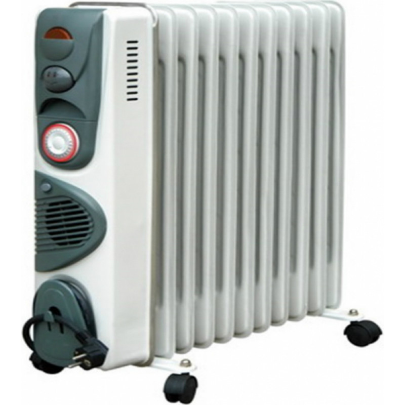 Cits Eļļas radiators NSF-24S-9 2400W, 9 sekcijas, ar taimeri - gab