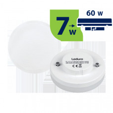 Leduro Spuldze Leduro LED GX53, 7W, 600lm, 3000K, 220-240V - gab.