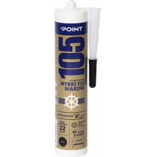 Point Līme hermētiķis POINT 105 Hybri Fix Marine, melna, 290 ml - gab