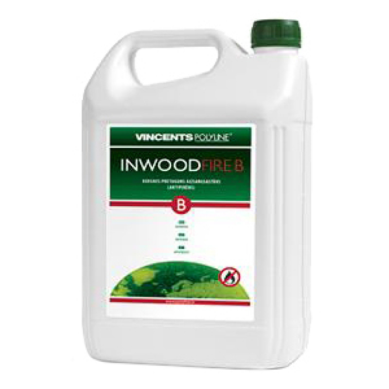 Vincents Polyline Antipirēns Vincents Polyline INWOOD Fire B Sarkans 5L - gab