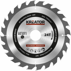 Kreator Zāģripa kokam Kreator D190x30x2.2 mm, 24T, KRT020416 - gab