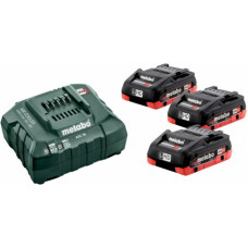 Metabo Komplekts Metabo 3x 4.0 Ah LiHD + ASC 55, 685132000 - gab