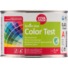 Vivacolor Krāsas toņa paraugs Green Line Color Test Pilnīgi matēta A-Bāze 0.45L - gab