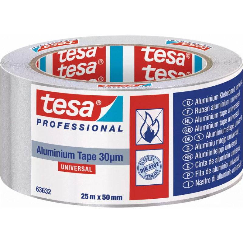 Tesa Līmlente tesa Aluminium Tape Universal 63632, 50mmx25m - gab